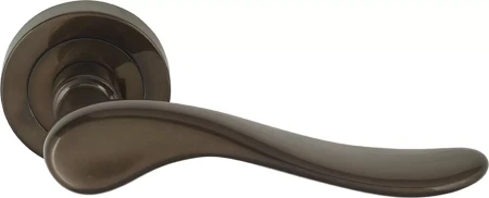 Haven Round Rose Dummy Lever - LH - AB