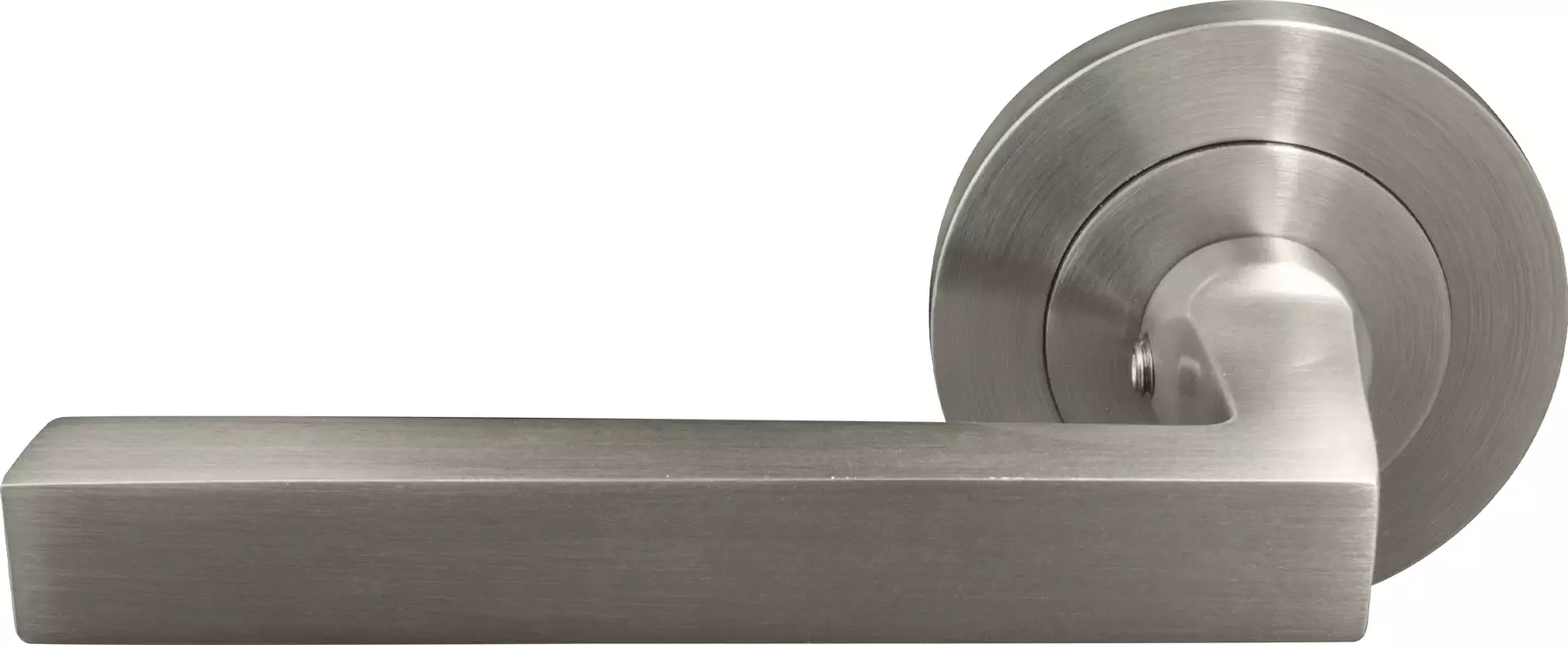 Federal 64mm Large Rose Dummy Lever - BN