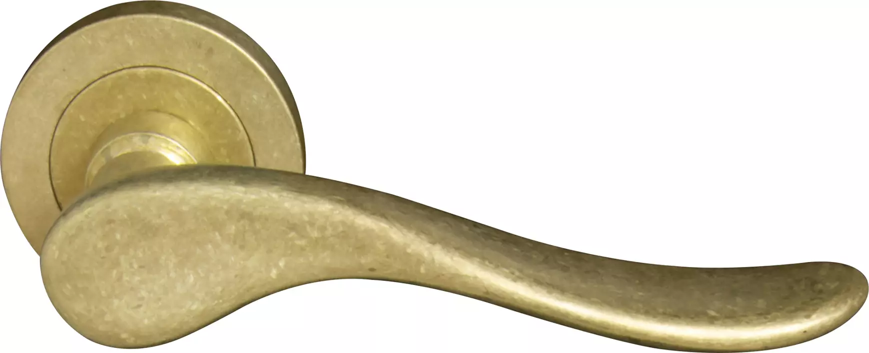 Haven Round Rose Dummy Lever - LH - RLB