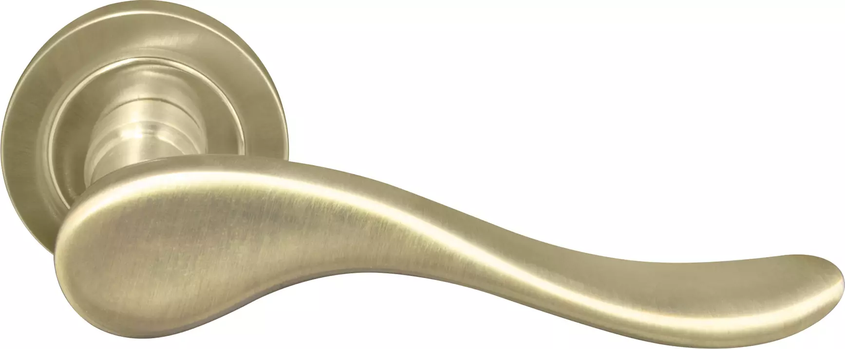 Haven Round Rose Dummy Lever - LH - USB