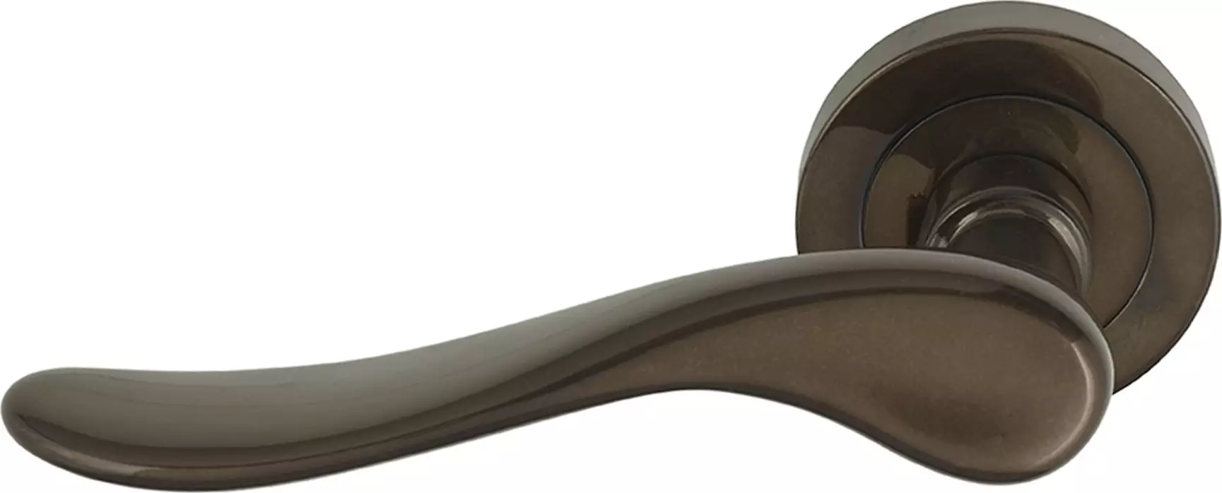 Haven Round Rose Dummy Lever - RH - AB