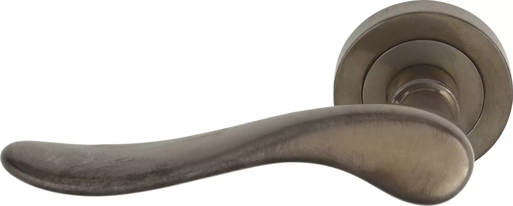 Haven Round Rose Dummy Lever - RH - NB