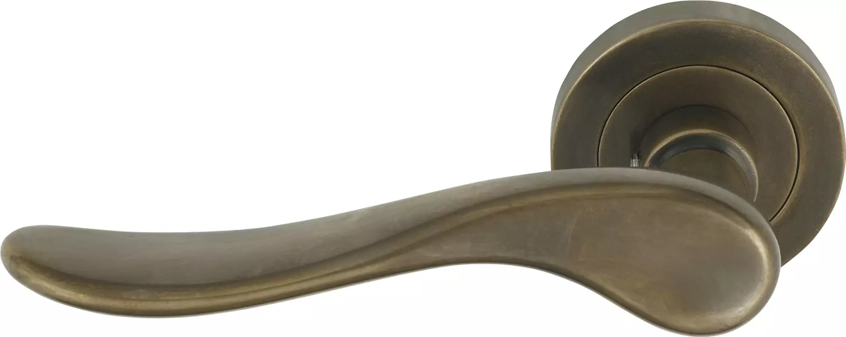 Haven Round Rose Dummy Lever - RH - ORB