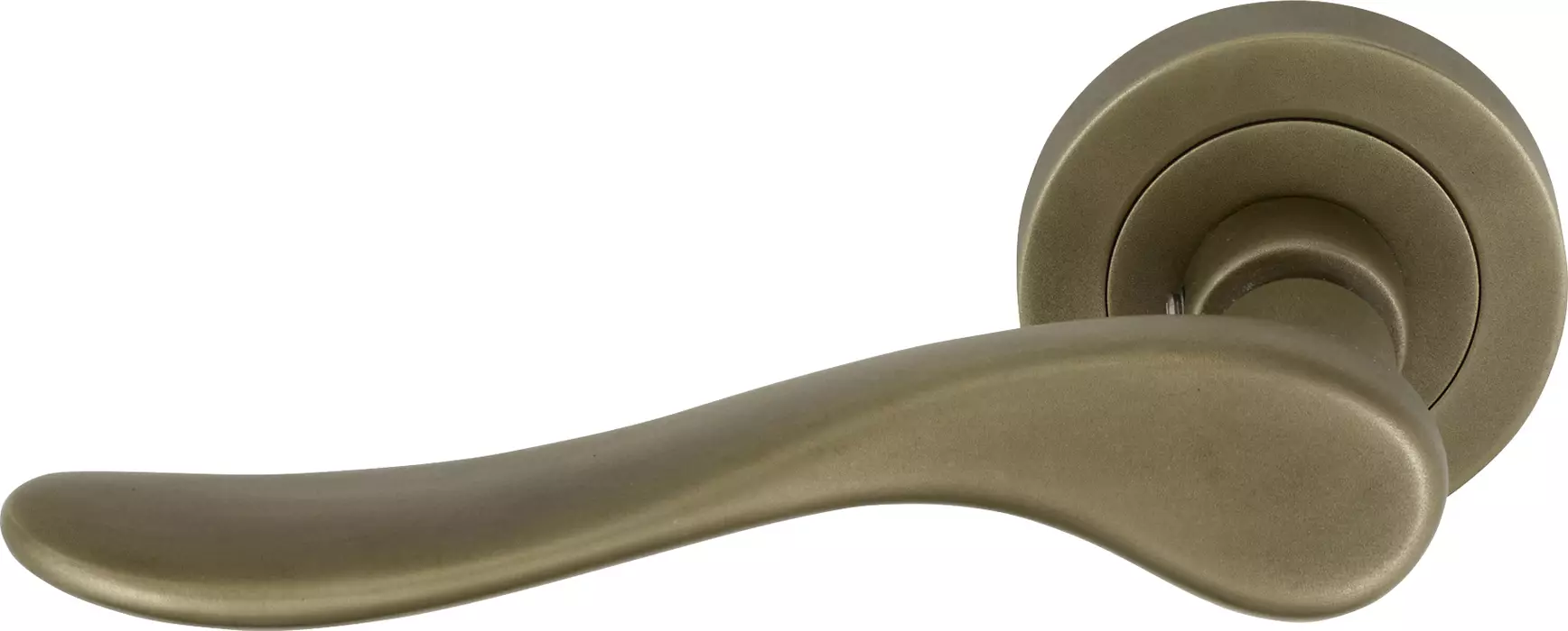 Haven Round Rose Dummy Lever - RH - RB