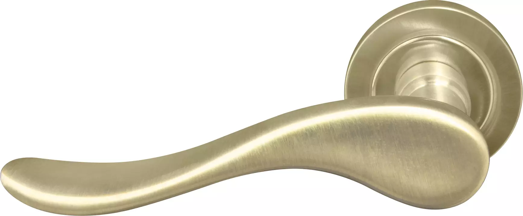 Haven Round Rose Dummy Lever - RH - USB