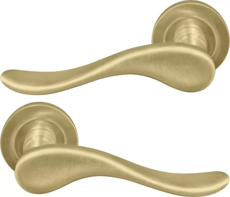 Haven 52mm Round Rose Lever Set - MSB