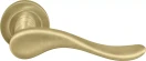 Haven Round Rose Dummy Lever - LH - MSB