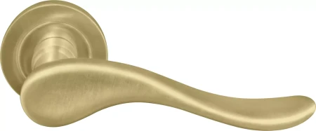 Haven Round Rose Dummy Lever - LH - MSB