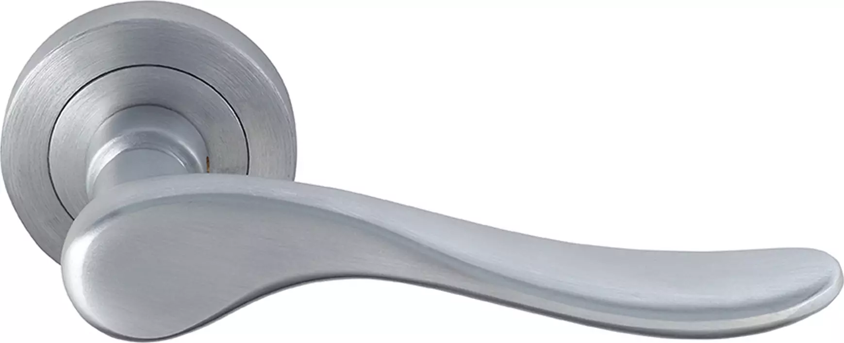 Haven Round Rose Dummy Lever - LH - PC