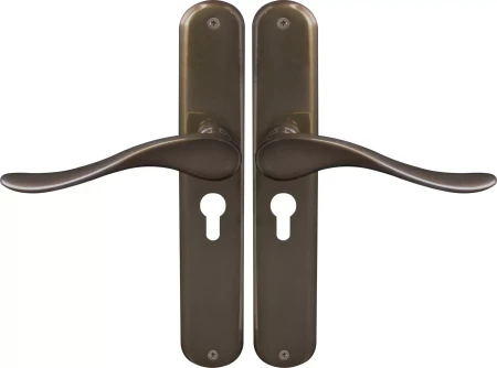 Haven Oval Longplate E48 Keyhole - AB