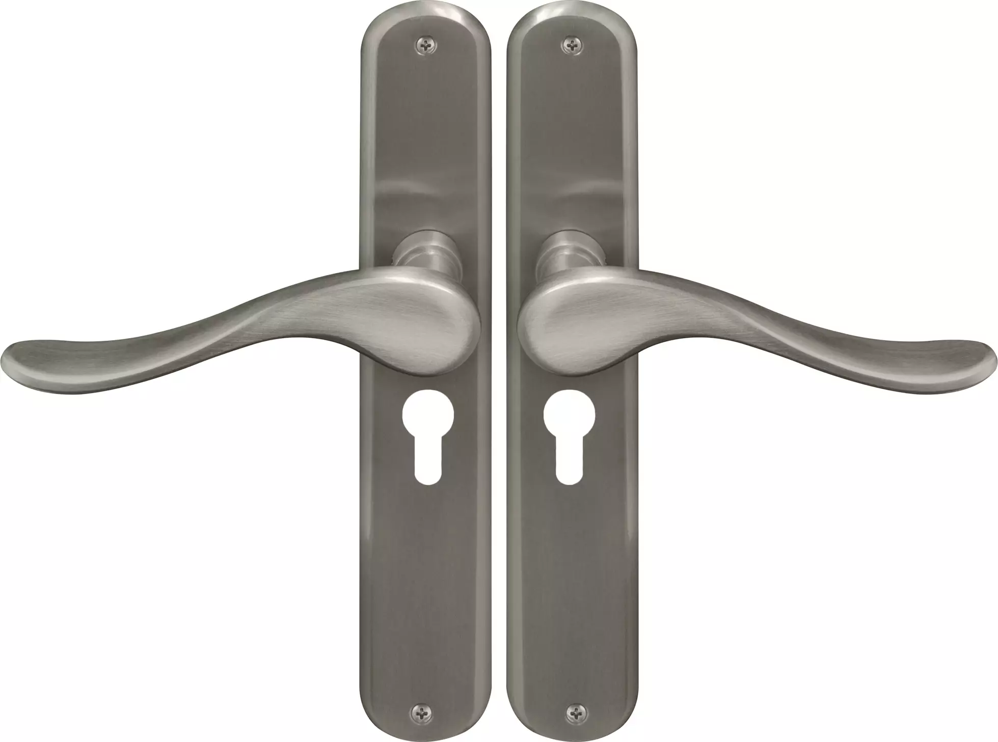Haven Oval Longplate E48 Keyhole - BN