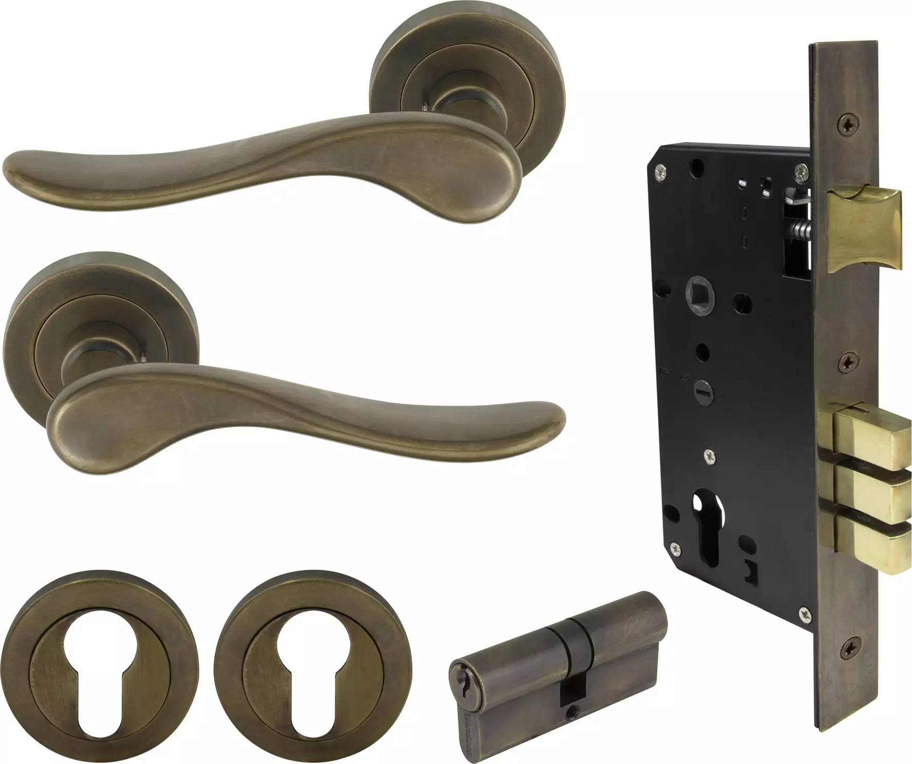 Haven Round Rose Entrance Set - E85 - Key/Key - ORB