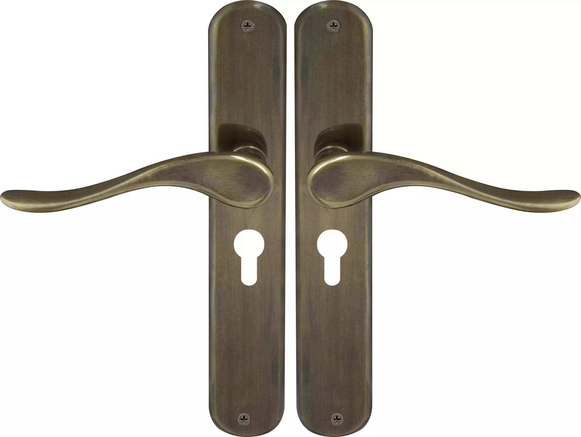 Haven Oval Longplate E48 Keyhole - ORB