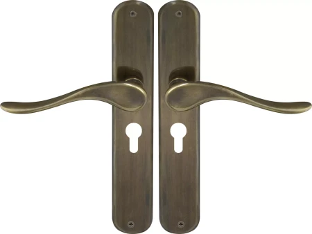 Haven Oval Longplate E48 Keyhole - ORB