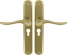 Haven Oval Longplate E48 Keyhole - PB