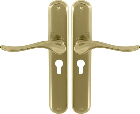 Haven Oval Longplate E48 Keyhole - PB