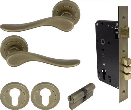 Haven Round Rose Entrance Set - E85 - Key/Key - RB
