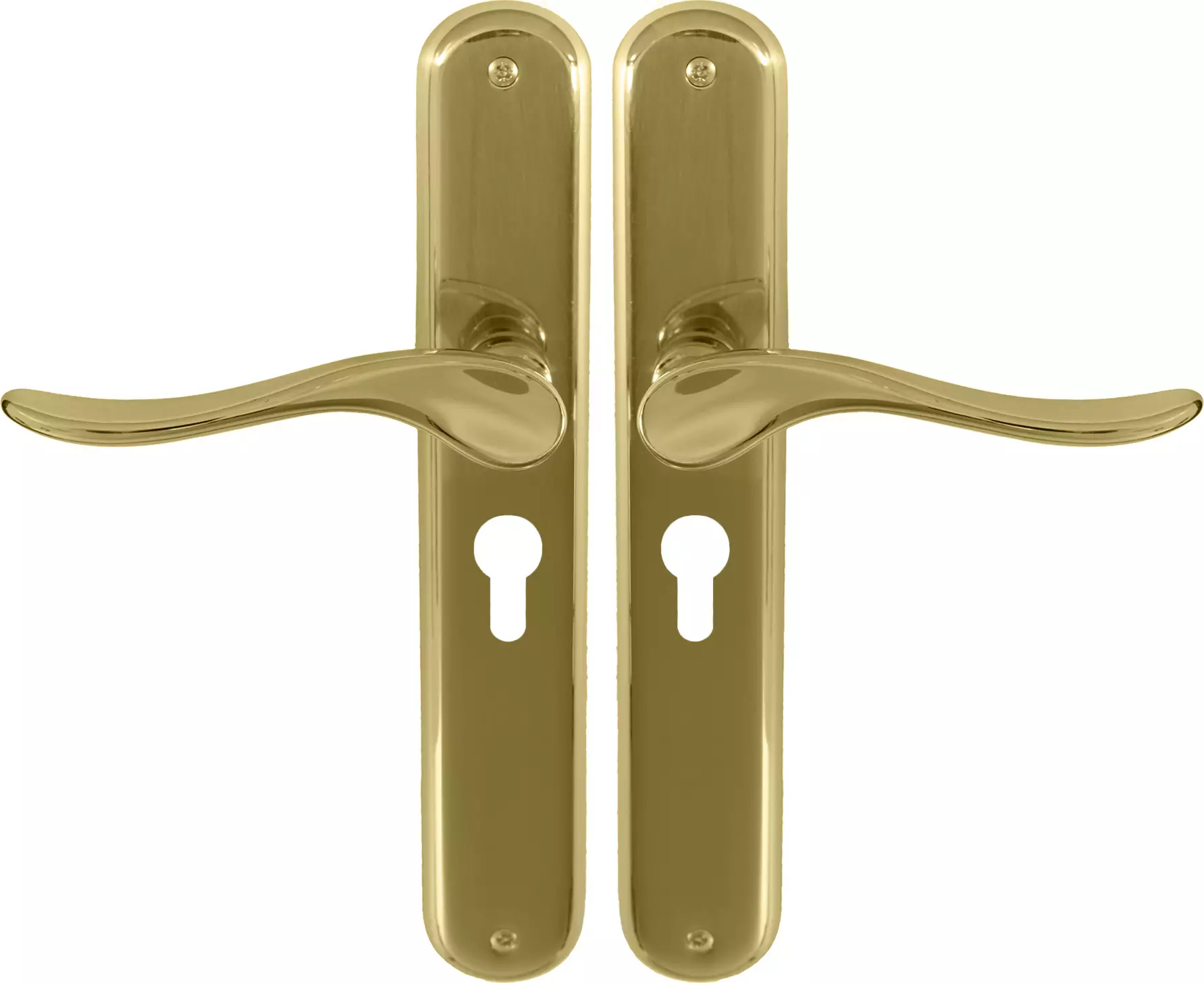 Haven Oval Longplate E48 Keyhole - UB