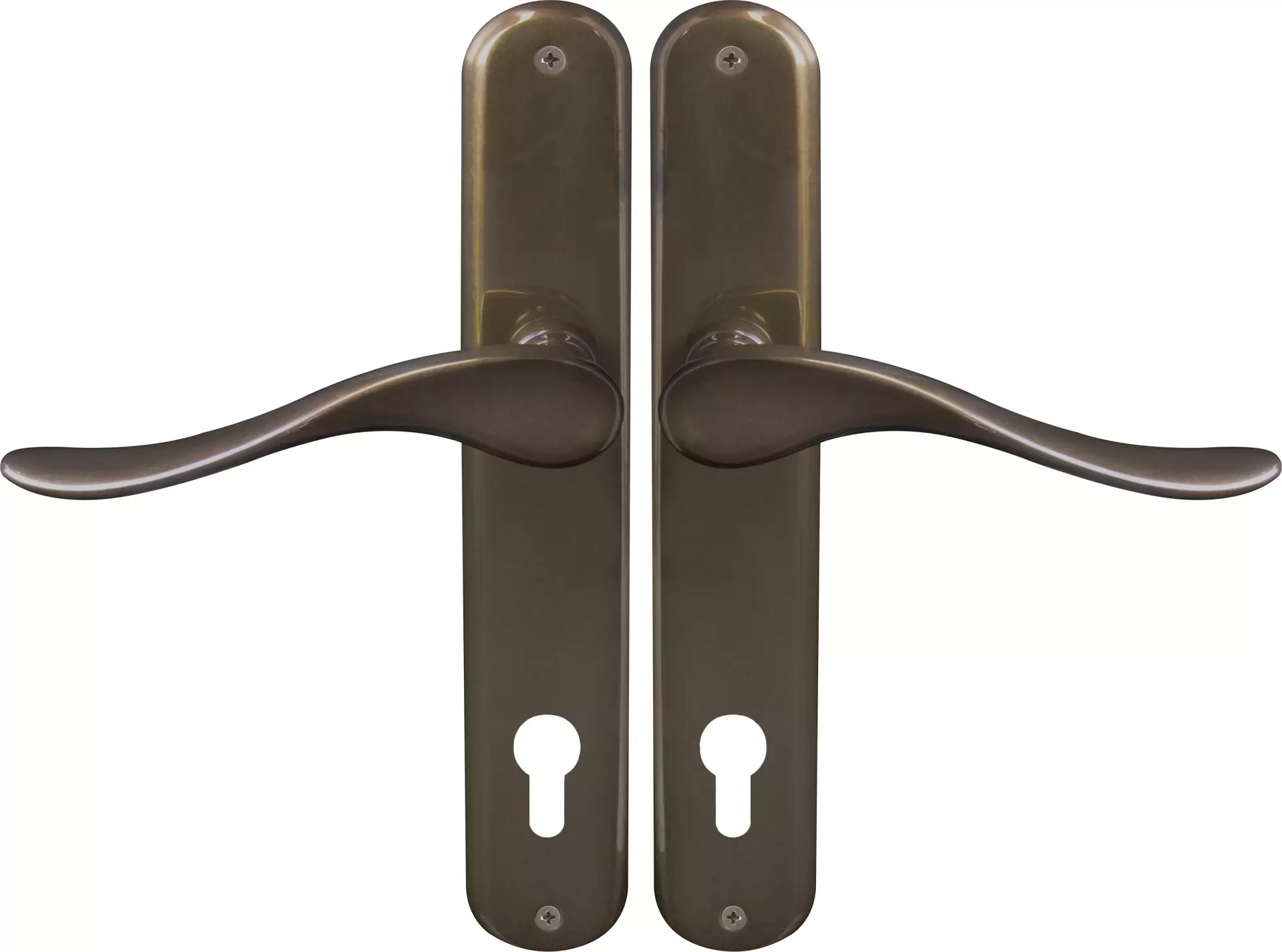 Haven Oval Longplate E85 Keyhole - AB