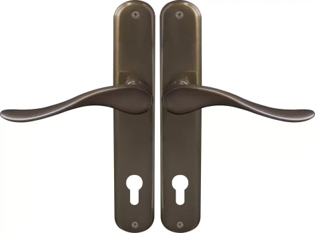 Haven Oval Longplate E85 Keyhole - AB