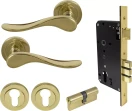 Haven Round Rose Entrance Set - E85 - Key/Key - UB
