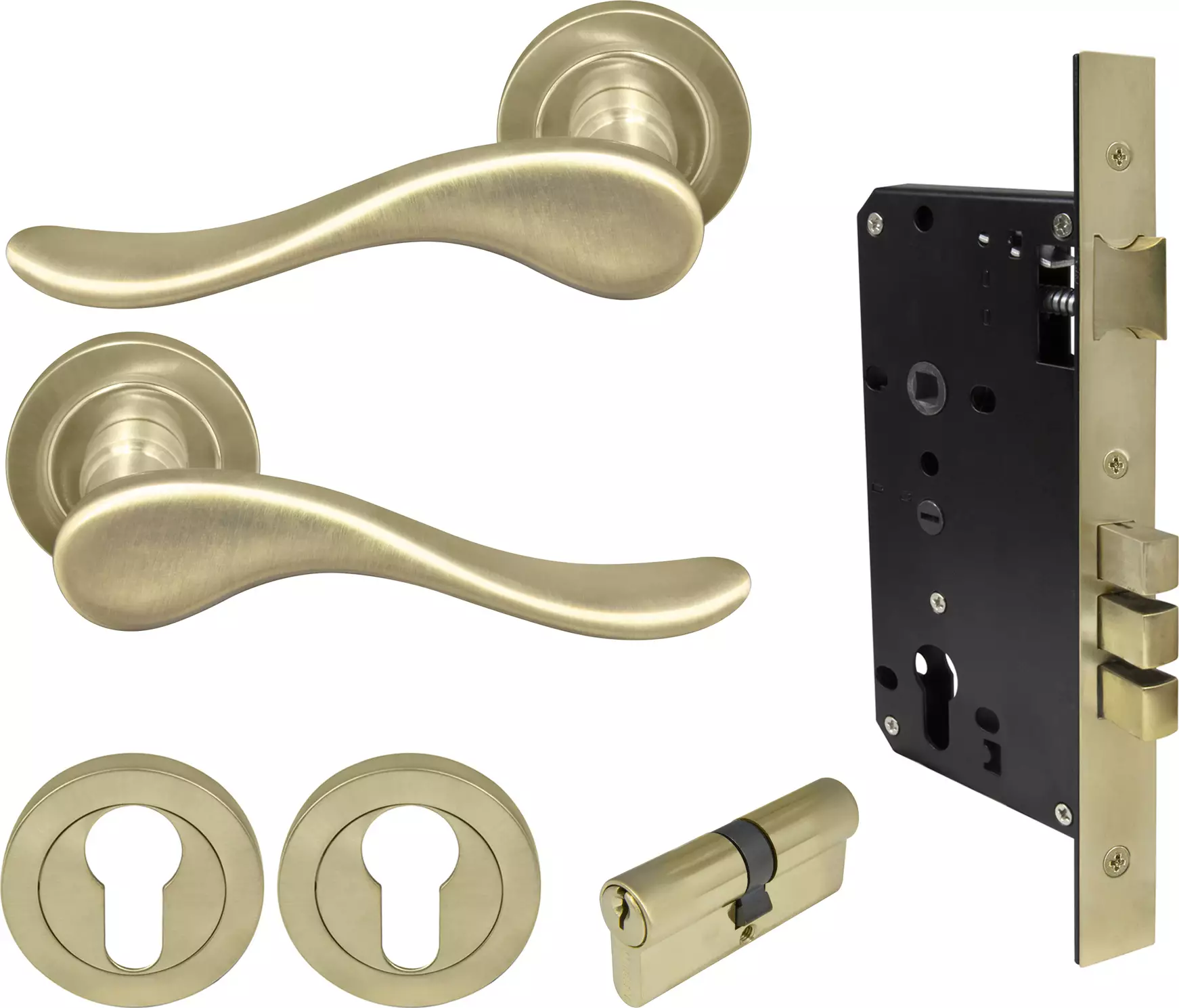 Haven Round Rose Entrance Set - E85 - Key/Key - USB