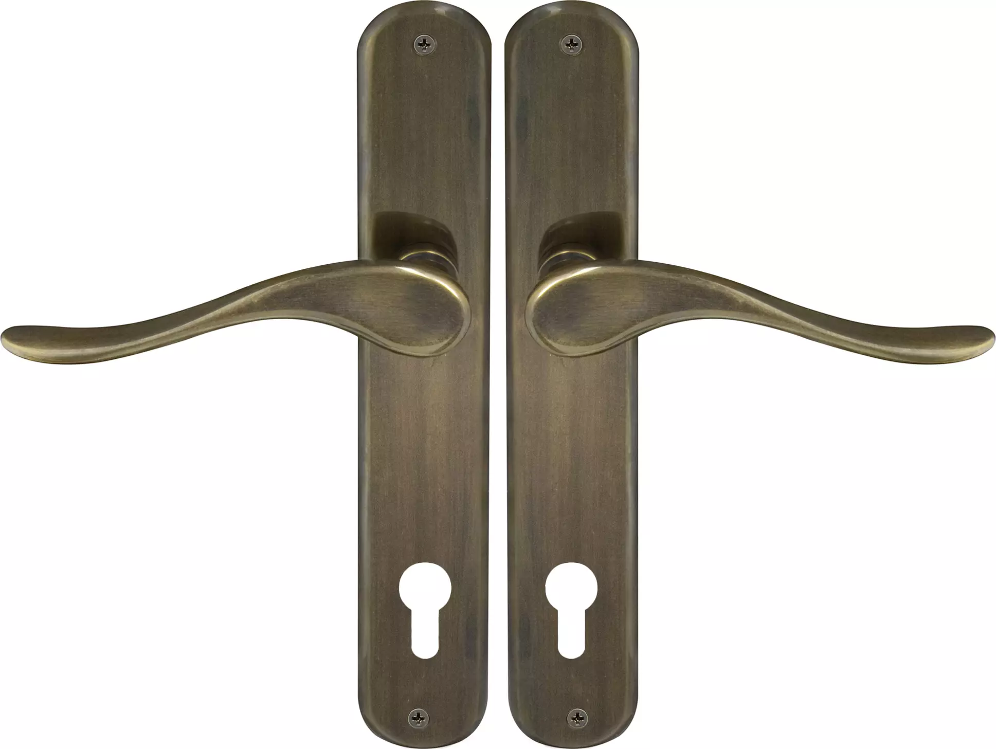 Haven Oval Longplate E85 Keyhole - ORB