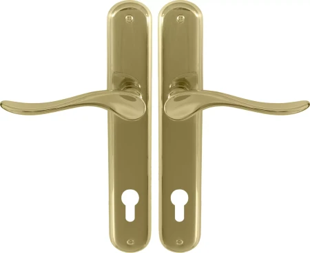 Haven Oval Longplate E85 Keyhole - PB