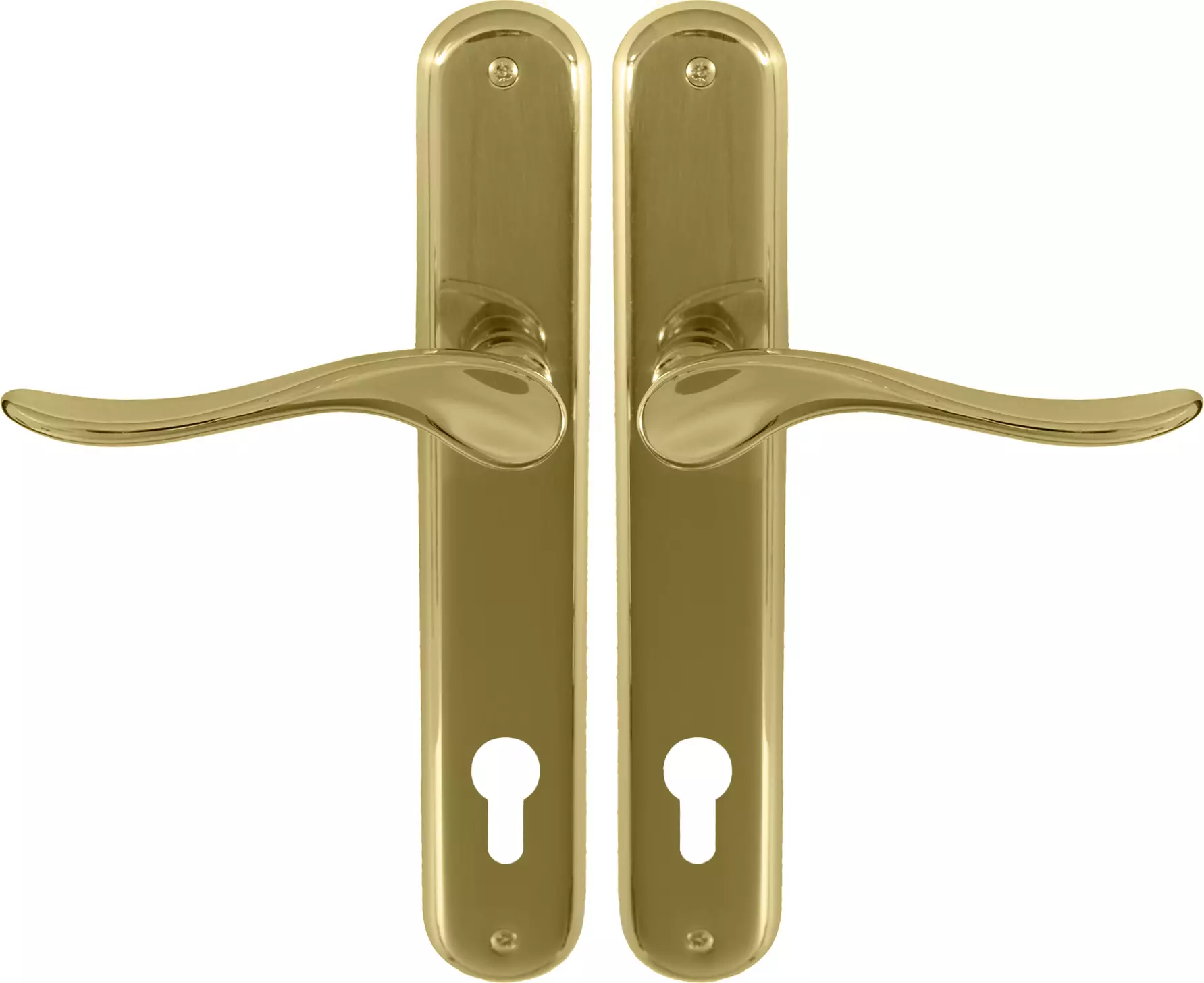 Haven Oval Longplate E85 Keyhole - UB