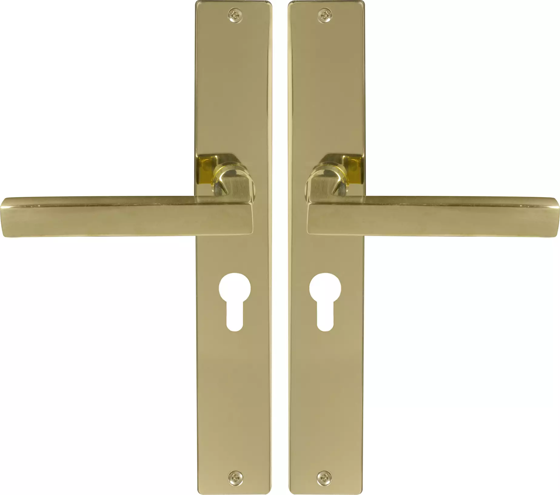 Federal Square Longplate E48 Keyhole - PB