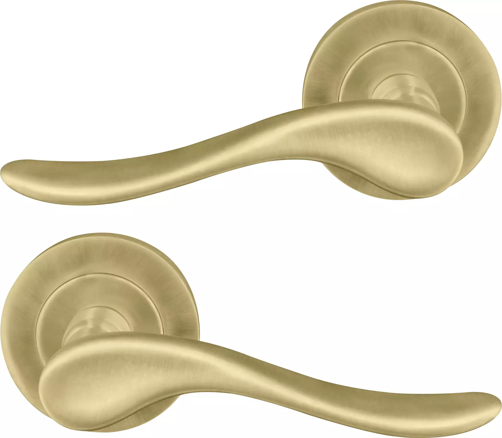 Haven Lever - 64mm Large Round Rose