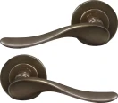 Haven 64mm Large Rose Lever Set - AB