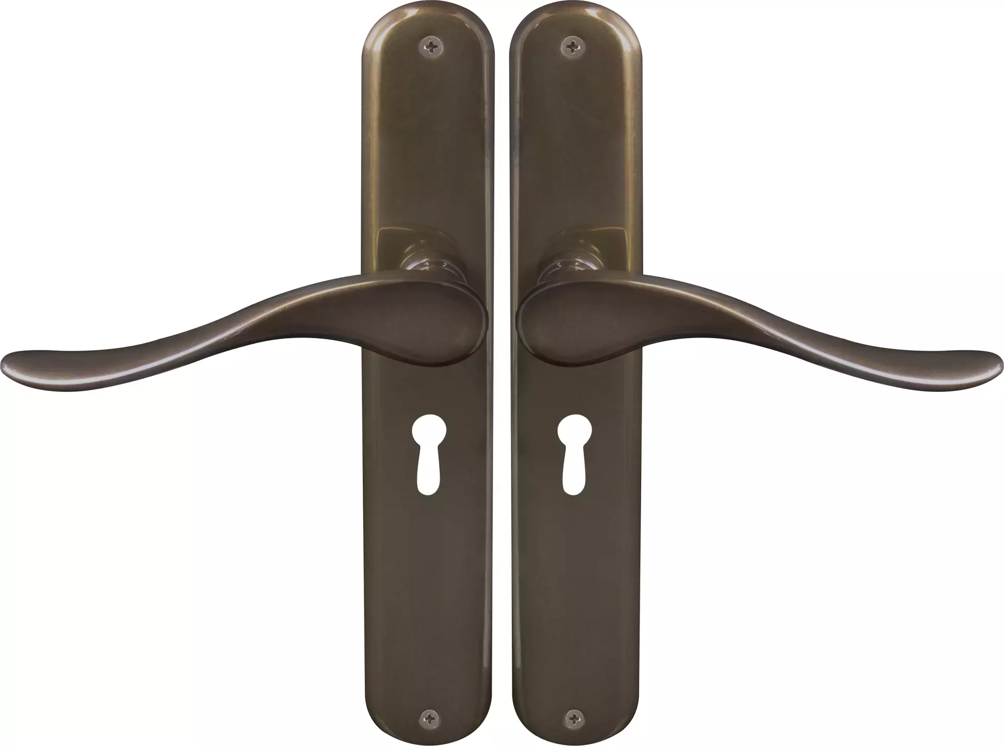 Haven Oval Longplate Std Keyhole - AB