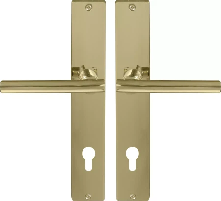 Charleston Square Longplate E85 Keyhole - PB