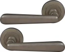 Villa 52mm Round Rose Lever Set - NB