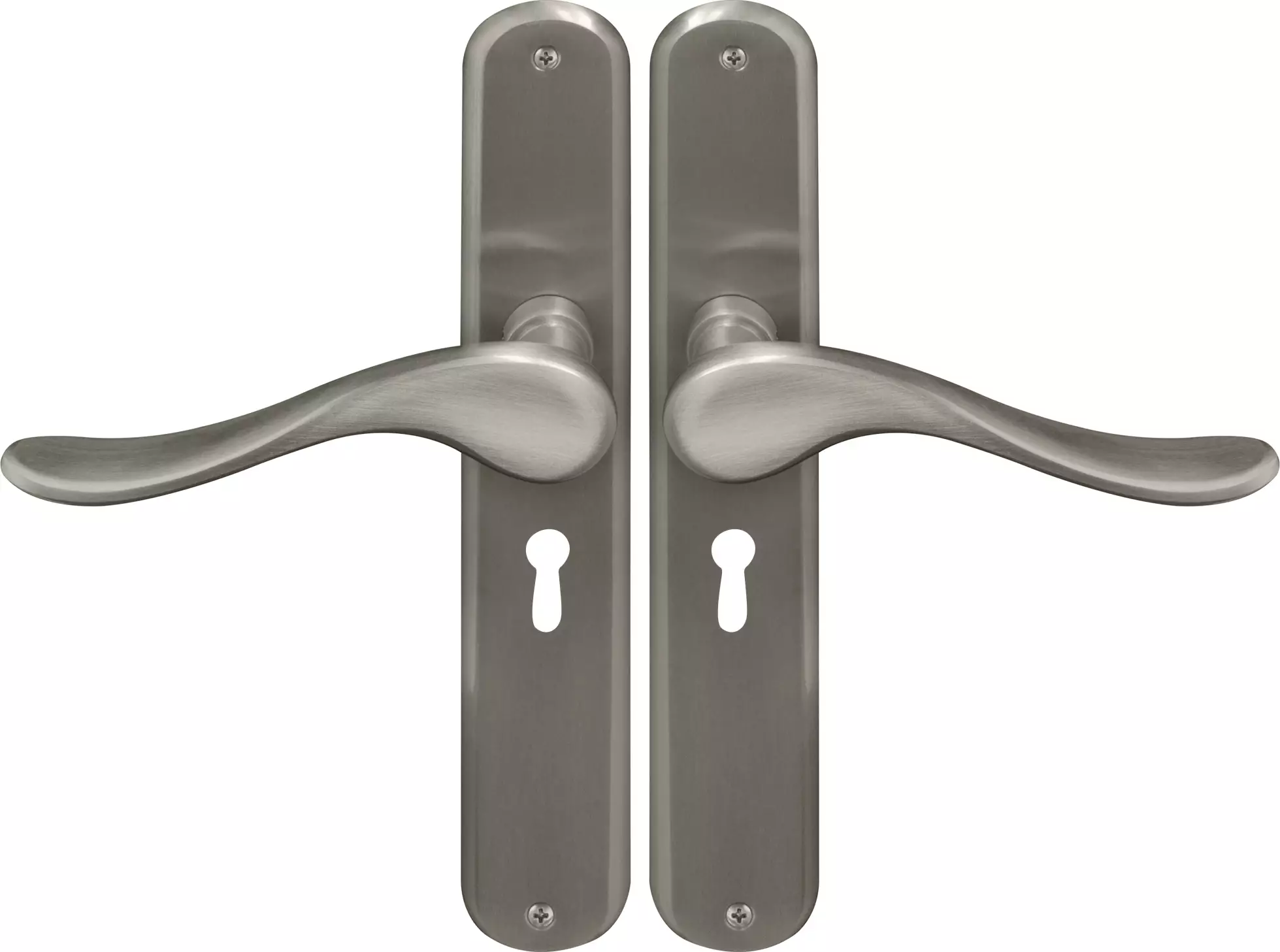 Haven Oval Longplate Std Keyhole - BN