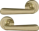 Villa 52mm Round Rose Lever Set - PB