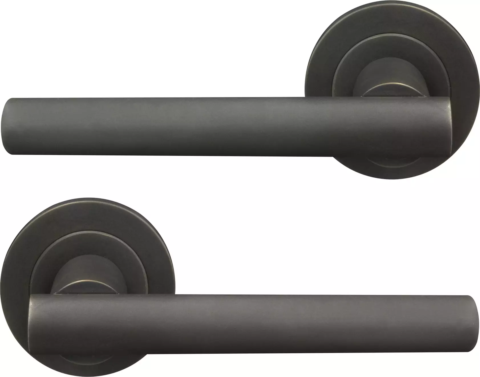 Charleston 52mm Round Rose Lever Set - DRB