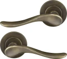 Haven 64mm Large Rose Lever Set - ORB