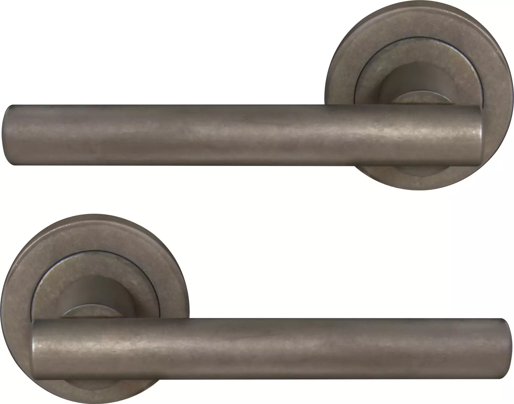 Charleston 52mm Round Rose Lever Set - NB