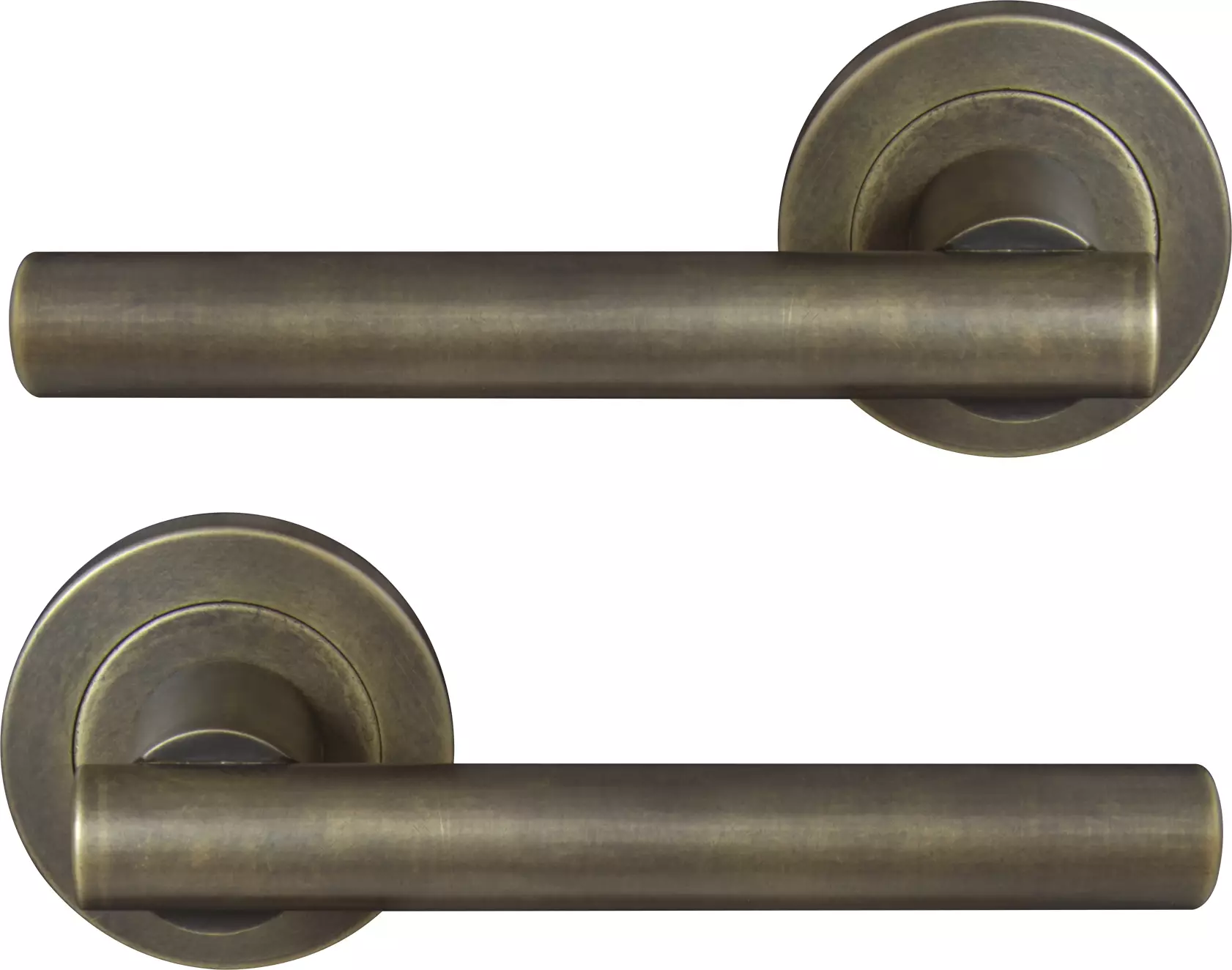 Charleston 52mm Round Rose Lever Set - ORB