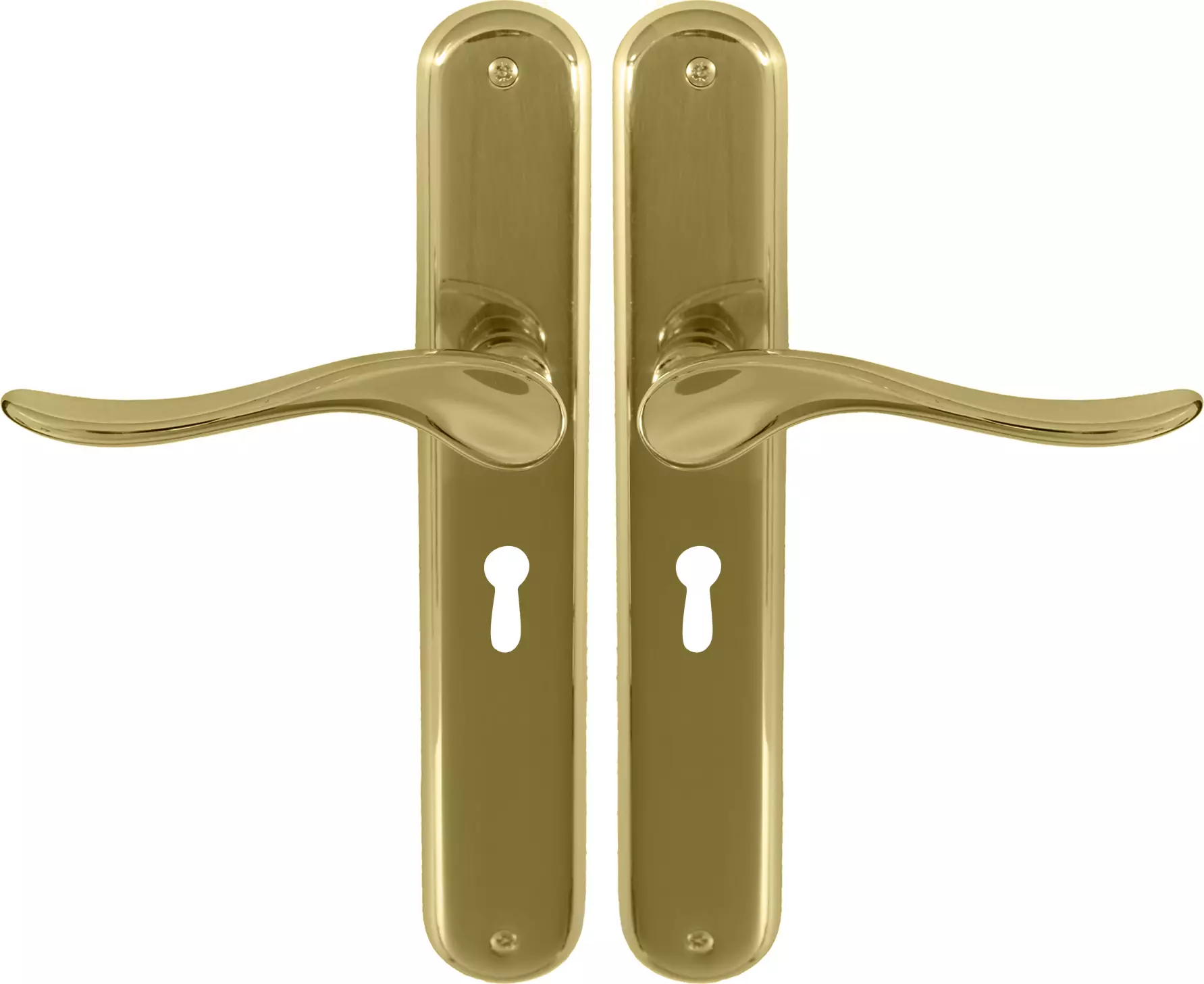 Haven Oval Longplate Std Keyhole - UB