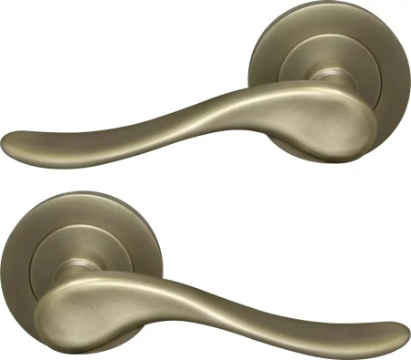 Haven 64mm Large Rose Lever Set - RB