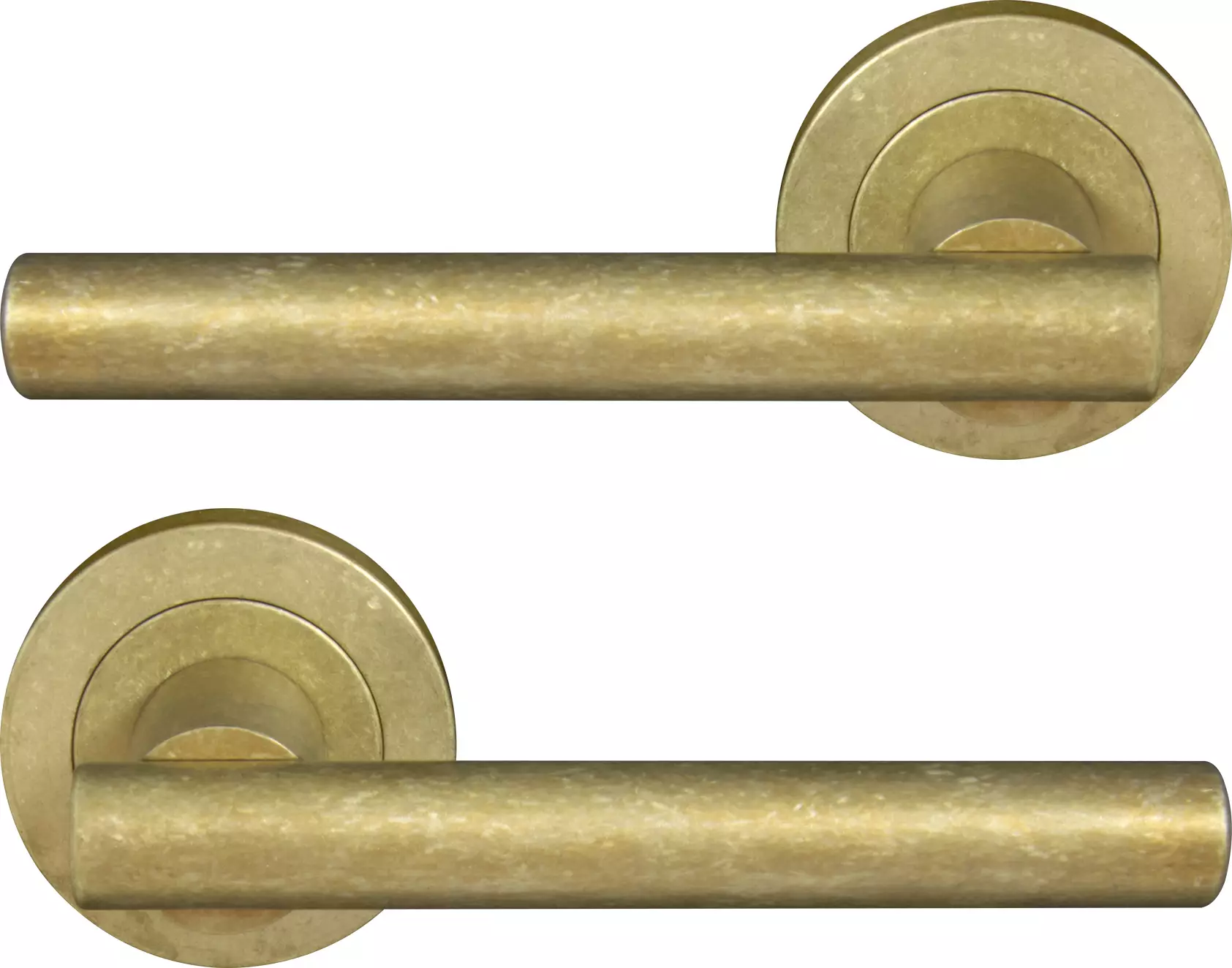 Charleston 52mm Round Rose Lever Set - RLB