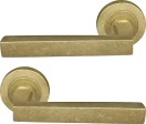 Federal 52mm Round Rose Lever Set - RLB
