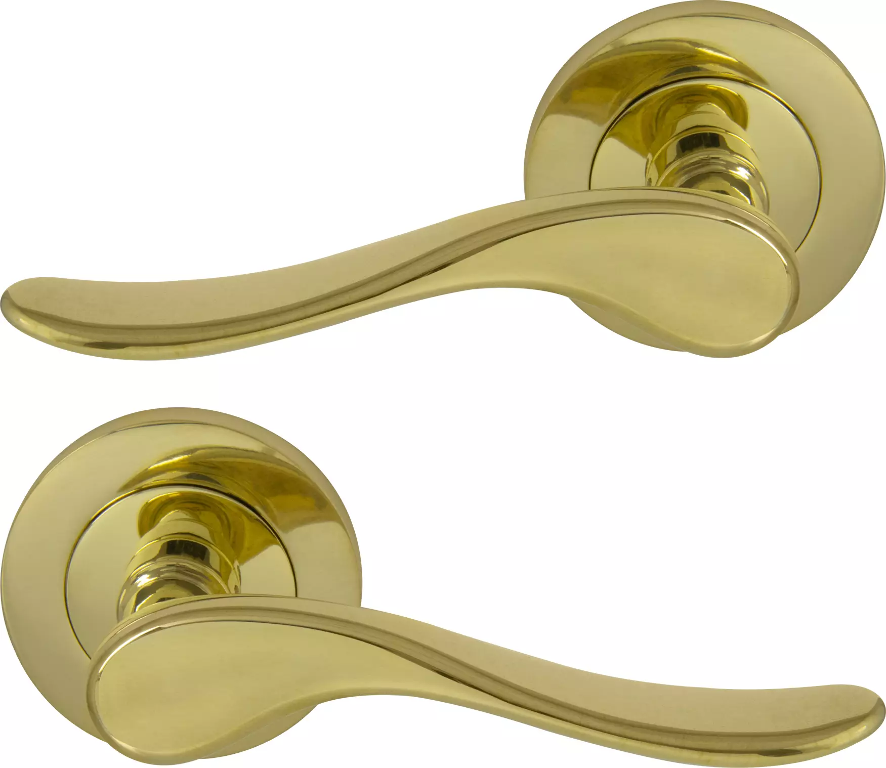 Haven 64mm Large Rose Lever Set - UB