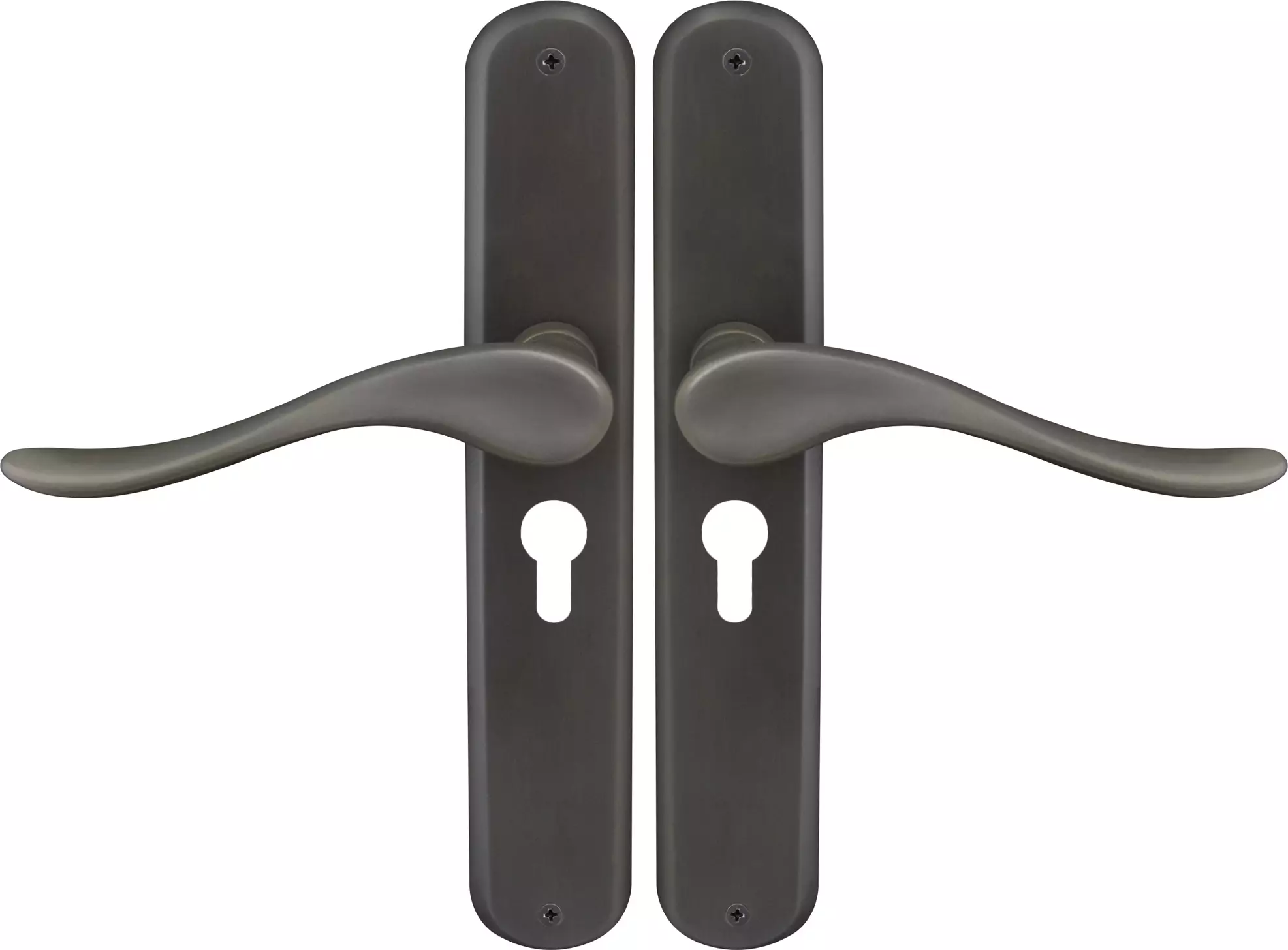 Haven Oval Longplate E48 Keyhole - DRB