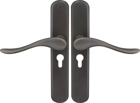Haven Oval Longplate E48 Keyhole - DRB
