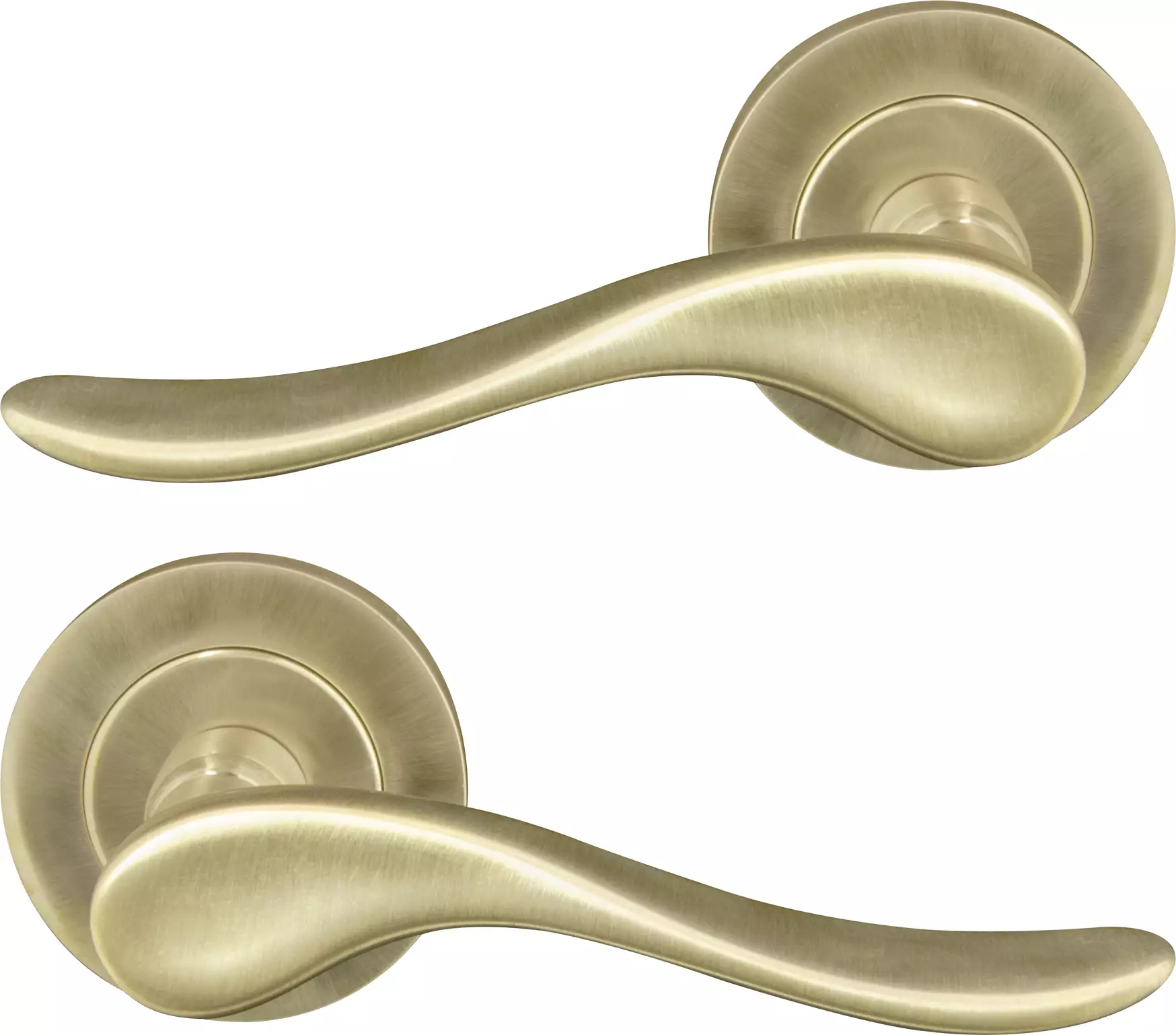Haven 64mm Large Rose Lever Set - USB