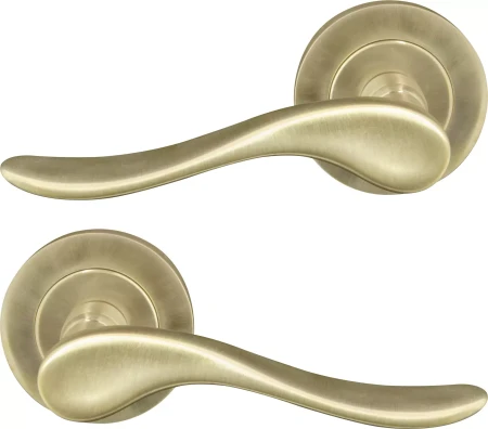 Haven 64mm Large Rose Lever Set - USB